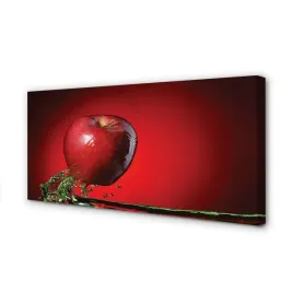 wydruk-na-plotnie-canvas-jablko-woda-100x50-cm