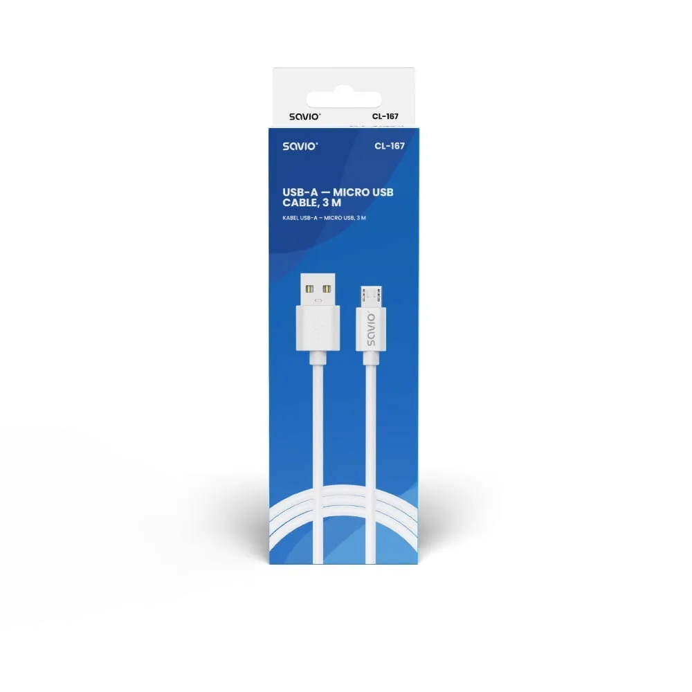 kabel-usb-micro-usb-3m-bialy-2a-fast-charge-sync-stan-nowy