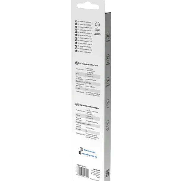 kabel-usb-2m-bialy-micro-usb-2-0-2-1a-ladowanie-sync-kod-producenta-cl-124