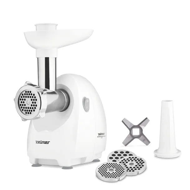 MOCNA MASZYNKA DO MIELENIA MIĘSA ZELMER ZMM4080B NR 8 1900W +AKCESORIA