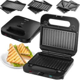 opiekacz-sandwich-gofrownica-grill-panini-amica-smk4011-3w1-700w-czarny