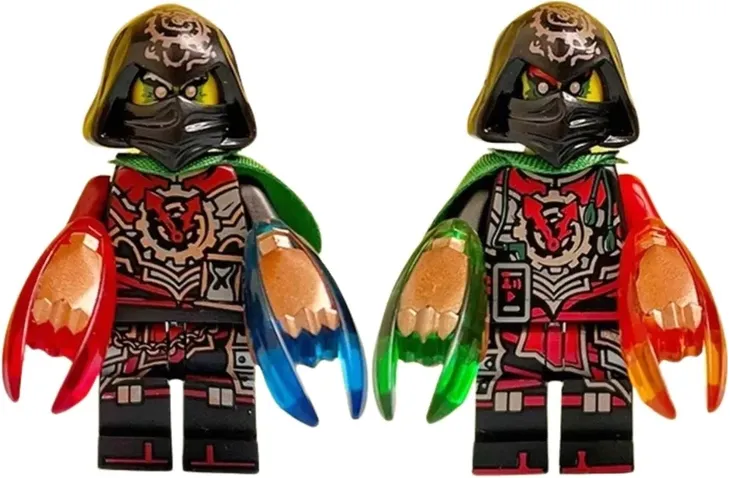 KLOCKI  ZESTAW 2 FIGURKI TIME TWIN OLD KRUX ACRONIX NINJA GO