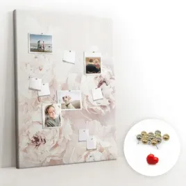 tablica-korkowa-do-sklepu-pionowa-kwiaty-piwonii