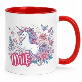 kubek-czerwony-personalizowany-z-jednorozcem-kon-slodki-dla-dzieci