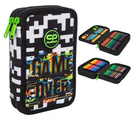 piornik-dwukomorowy-coolpack-jumper-2-z-wyposazeniem-game-kredki-pisaki