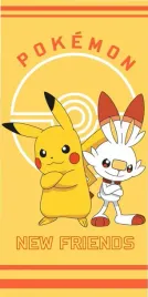 recznik-dla-dzieci-pokemon-pokemony-na-basen-na-oboz-kolonie-70x140-pikachu
