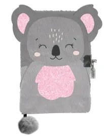 pluszowy-pamietnik-z-klodka-na-prezent-niedzwiadek-koala-z-pomponem-futrzak