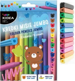 fantazyjne-kredki-do-nauki-rysowania-misie-jumbo-12-kolorow