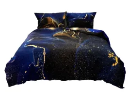 posciel-satyna-bawelniana-220x200-do-sypialni-granatowo-zlota-kosmos-elegan