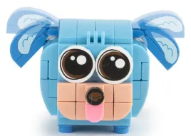 klocki-dla-dzieci-snapets-pies-niebieski-2-karty-kolekcjonerskie-kod-qr