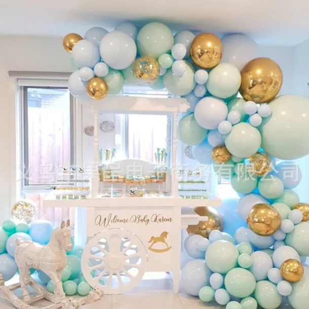 balony-girlanda-dekoracja-imprez-urodziny-ozdobny-luk-balonow-126szt-kolory-marka-bez-marki-stan-nowy