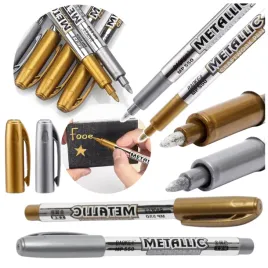 pisaki-metaliczne-ksiega-gosci-2szt-markery-srebrny-zloty-ozdobny-marker