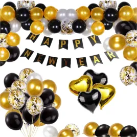 balony-na-sylwester-balony-baner-nowy-rok-zestaw