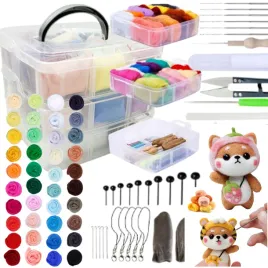 zestaw-do-filcowania-40-czesanki-akcesoria-kuferek