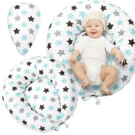 kokon-niewowlecy-poduszka-lozeczko-wypoczywnek-dla-dziecka-gwiazdki-bialy