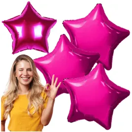 balon-zestaw-rozowa-gwiazda-urodziny-zestaw-5-szt-duze-balony-foliowe