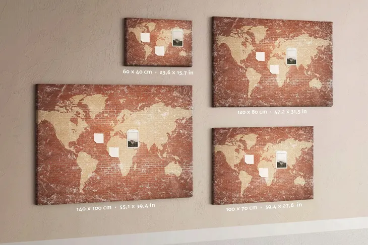 tablica-korek-canvas-pinezki-mapa-na-cegle-stan-opakowania-oryginalne