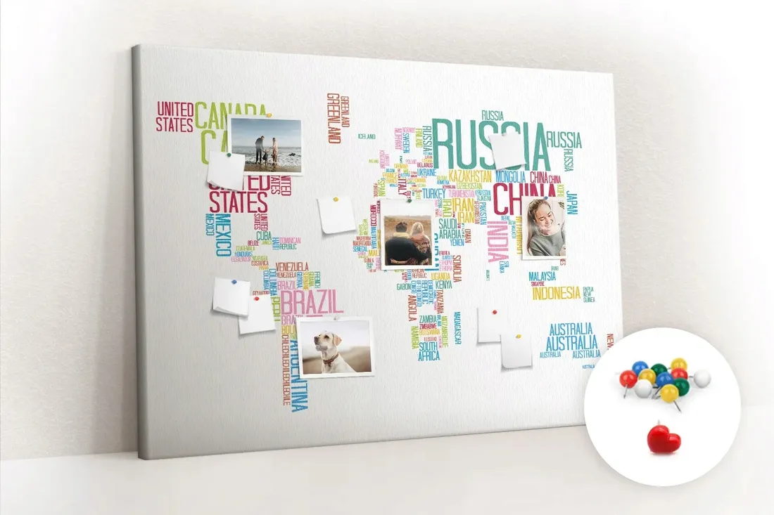 tablica-korek-ozdobna-pinezki-mapa-typografia
