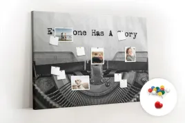 tablica-korkowa-canvas-grafika-kazdy-ma-historie