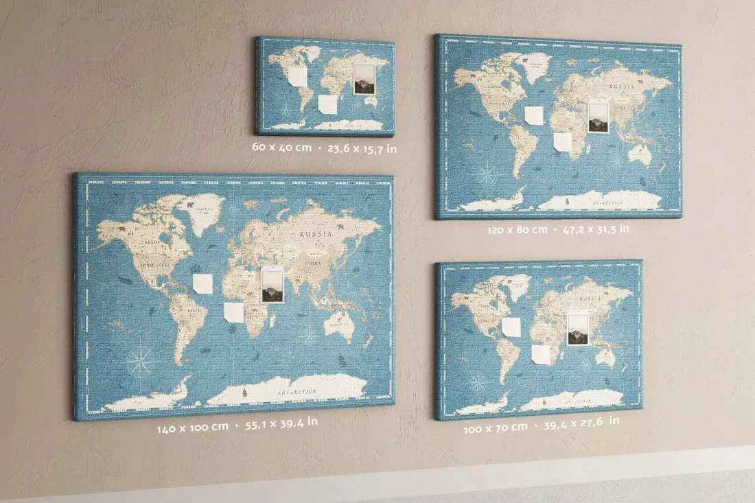 tablica-korek-na-notatki-mapa-w-starym-stylu