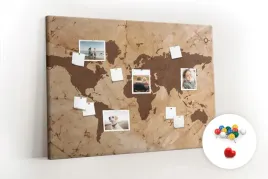 tablica-korkowa-drewniana-pinezki-vintage-mapa