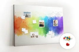 tablica-korek-planer-organizer-abstrakcyjna-tecza