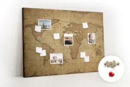tablica-korkowa-do-gabinetu-mapa-swiata-vintage
