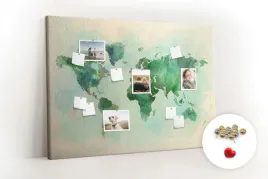 tablica-korkowa-pinezki-akwarela-mapa-swiata