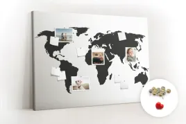 tablica-korek-canvas-pinezki-czarna-mapa-swiata