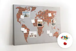 tablica-korkowa-canvas-grafika-ceglana-mapa-swiata