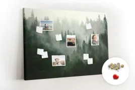 tablica-korkowa-na-ramie-pinezki-mglisty-las
