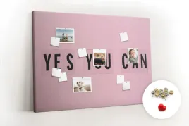 tablica-korkowa-canvas-pinezki-yes-you-can