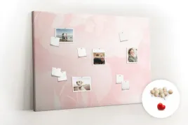 tablica-korek-do-kuchni-pinezki-kwitnace-roze