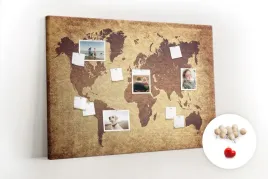 tablica-korek-do-szkoly-pinezki-stara-mapa-swiata