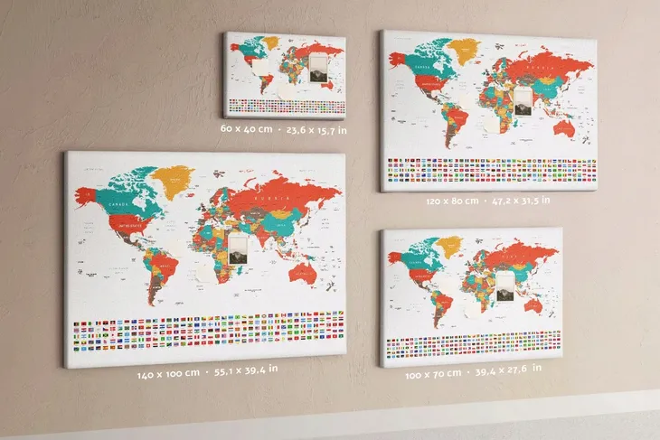 tablica-korek-canvas-pinezki-kolorowa-mapa-stan-opakowania-oryginalne