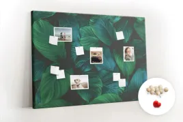 tablica-korkowa-canvas-grafika-przyroda-liscie