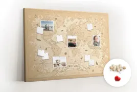 tablica-korek-do-garazu-vintage-mapa-swiata