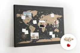 tablica-korek-canvas-pinezki-vintage-mapa-swiata