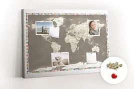 tablica-canvas-na-notatki-brazowa-mapa-swiata