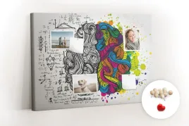 obraz-canvas-duza-tablica-korkowa-abstrakcja-mozg
