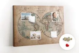 tablica-do-notatek-plotno-korek-swiat-globus-mapa