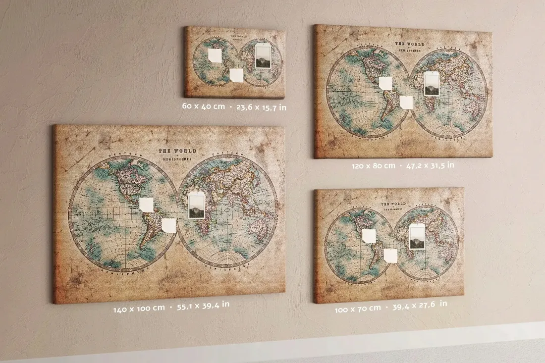 tablica-do-notatek-plotno-korek-swiat-globus-mapa