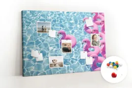 tablica-korek-ozdobna-dmuchawce-flamingi-120x80