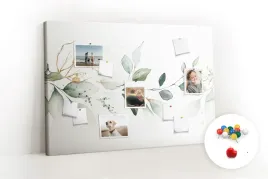 tablica-korek-drewniana-abstrakcja-liscie-120x80