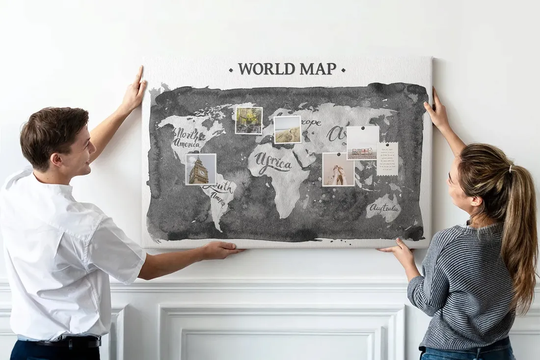 tablica-korek-planer-organizer-retro-ciemna-mapa