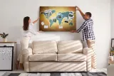 tablica-korek-planer-organizer-stara-mapa-swiata-rodzaj-tablicy-drukowane