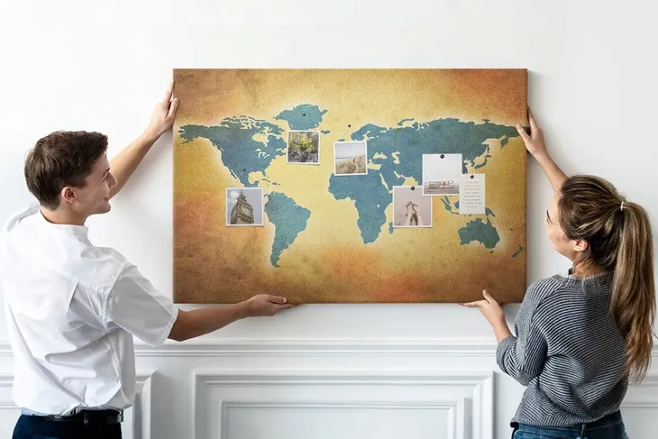 tablica-korek-planer-organizer-stara-mapa-swiata-waga-z-opakowaniem-4-3-kg