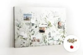 tablica-korkowa-canvas-ozdobna-rosliny-liscie