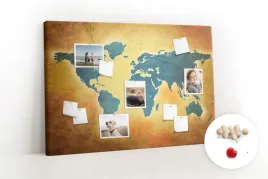 tablica-korek-na-notatki-stara-mapa-swiata-120x80