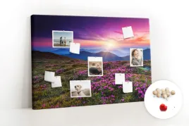 tablica-korek-canvas-wschod-slonca-kwiaty-120x80
